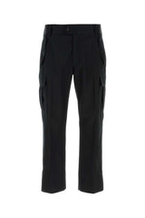 Men's Cargo Pant Black Cotton