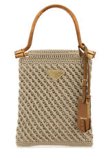 Women's Mano Top Handle Bag Beige Calamusrotang