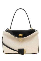Women's Handle Top Bag Multicolor Lamb Fabric