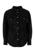 Women's Karima Shirt Black Polyurethane Viscose