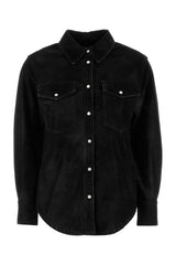 Women's Karima Shirt Black Polyurethane Viscose