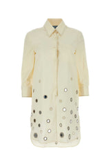 Women's Shirt Dress Beige