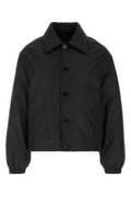 Men's Blouson Down Jacket Black Polyester