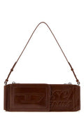 Women's Flag-D Shoulder Bag Brown Fabric