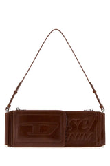 Women's Flag-D Shoulder Bag Brown Fabric