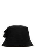 Men's Re-Nylon Bucket Hat Black Polyamide Riciclata
