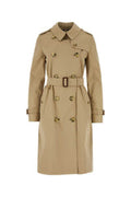 Women's Beige Cotton Trench Coat Honey