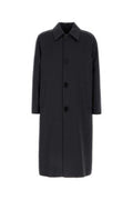 Men's Interno Coat Gray Virgin Wool Elastane