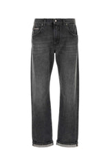 Men's Kipash Jeans Black Cotton