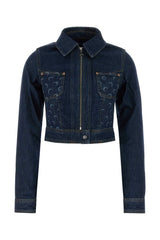 Women's Denim Jacket Navy Cotton