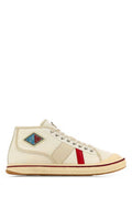 Men's White Canvas Summer Sneakers Whiteseasalt