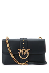 Women's Tracolla Shoulder Bag Black Leather