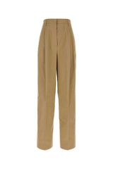 Women's Cotton Trousers Beige