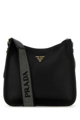Women's Leather Shoulder Bag Black Calfskin