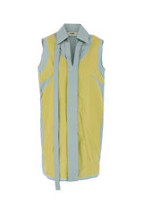 Women's Cotton Color-Block Dress Blue