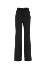 Women's Pants Gray Wool