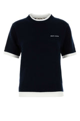Women's Cashmere Crew-Neck Sweater Navy