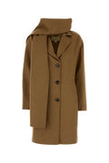 Women's Scarf Coat Camel Wool Polyester