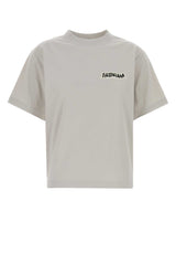 Women's Cotton Jersey T-Shirt White Elastane