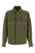 Men's Roquille Jacket Green Polyester Cotton Polyamide