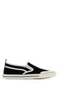 Men's Black Canvas Slip Ons Blackgwgwgwgwvr T Cotton Sneaker