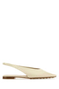 Women's Sofia Flat Beige Leather