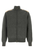 Men's Heritage Cardigan Gray Wool Cashmere