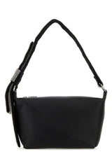 Women's Nappa Leather Shoulder Bag Black Lamb