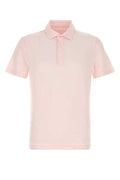 Men's Polo Shirt Pink Cotton Elastane