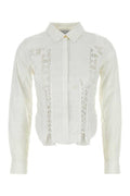 Women's Household Shirt White Cotton