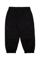 Boys' Cargo Pocket Pants Black Cotton