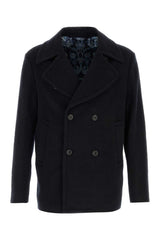Men's Wear Coat Navy Wool