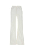 Women's White Stretch Denim Jeans