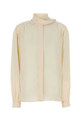Women's Silk Shirt White