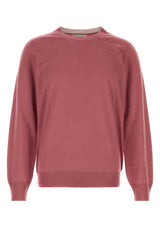 Men's Lunga Sweater Pink Wool Cashmere