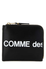 Women's Logo Wallet Black Leather