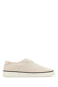 Women's White Canvas Tennis Sneakers Blanccreme