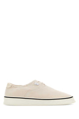 Women's White Canvas Tennis Sneakers Blanccreme