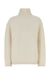 Women's Collo Sweater White Cashmere
