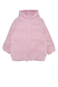 Boys' Quilted Down Jacket Pink Polyester