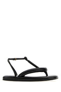 Women's Boudoir Sandals Black Leather
