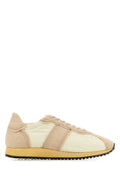 Women's Two-Tone Canvas Mica Sneakers Beigeoffwhite
