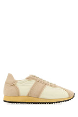 Women's Two-Tone Canvas Mica Sneakers Beigeoffwhite