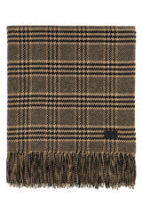 Women's Prince Scarf Black Silk Cashmere