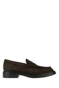Men's Brown Suede Loafers Altraversione 1calfskinspl Sneaker