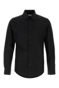 Men's Poplin Cotton Shirt Black