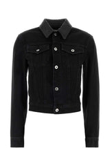 Women's Colletto Jacket Black Cotton