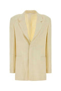 Women's Jacket Blazer Beige Viscose Lyocell Blazers