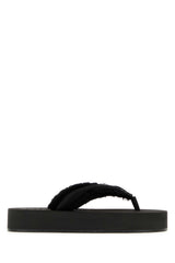 Women's Jet Lag Slipper Black Fabric