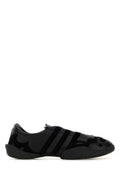 Unisex Black Leather Regu 2002 Sneakers Blackblackblack